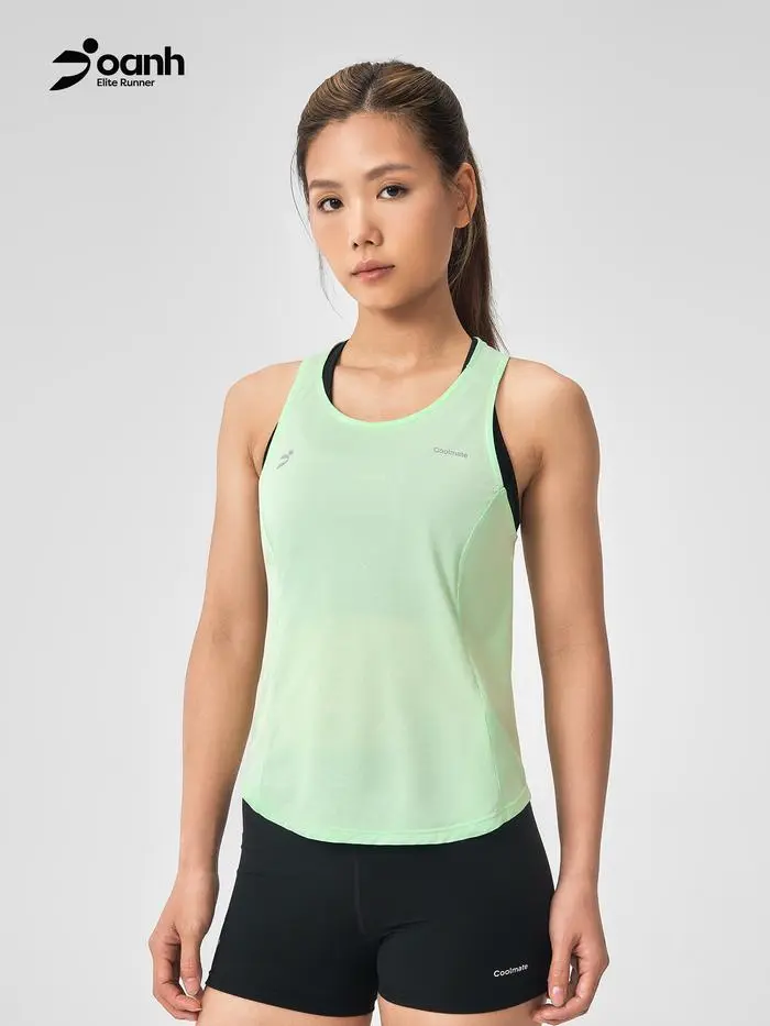 "NTOXCOOLMATE" Áo Singlet chạy bộ Light Weight