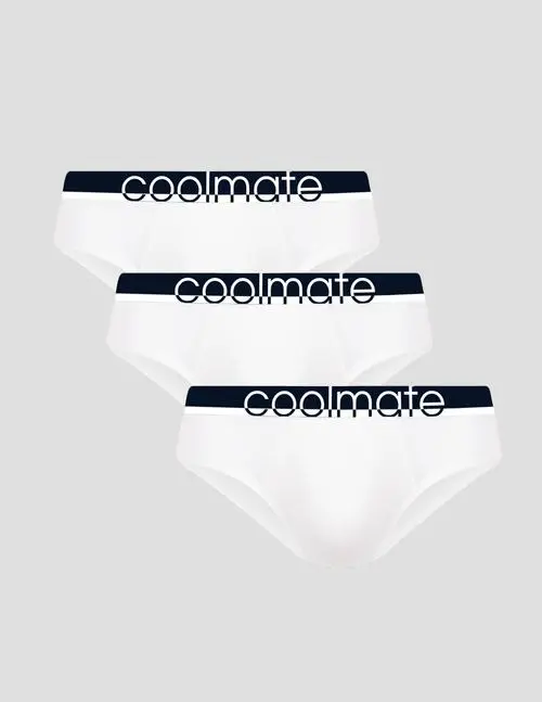 Pack 3 Quần Bamboo Briefs Tam giác Logo 