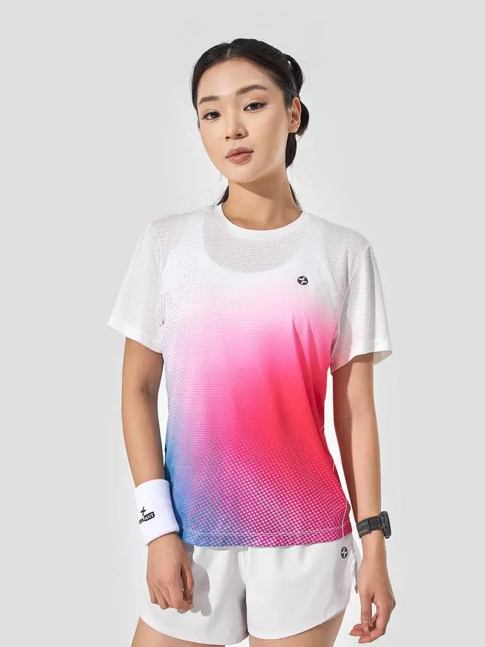 Tshirt chạy bộ nữ AirRush Gradient
