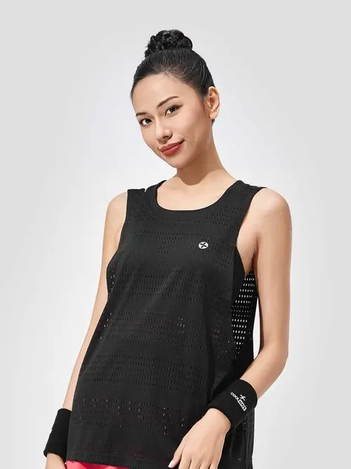 Áo Drop Arm Chạy bộ nữ Mesh Tank