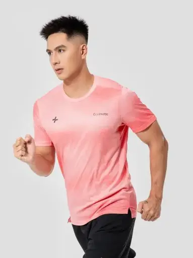 Tshirt chạy bộ nam Graphic Sky